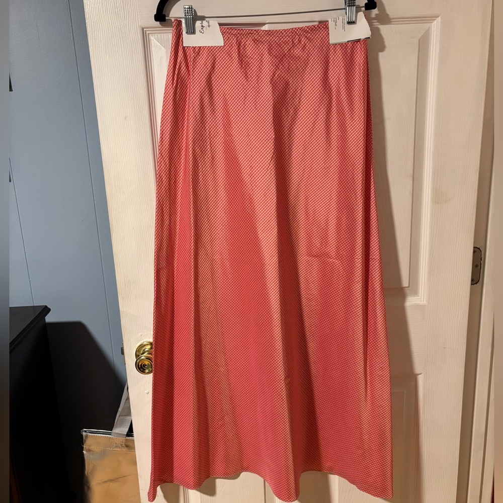 Aimee Stephens Vintage Pink Satiny Women's Skirt with Lining S